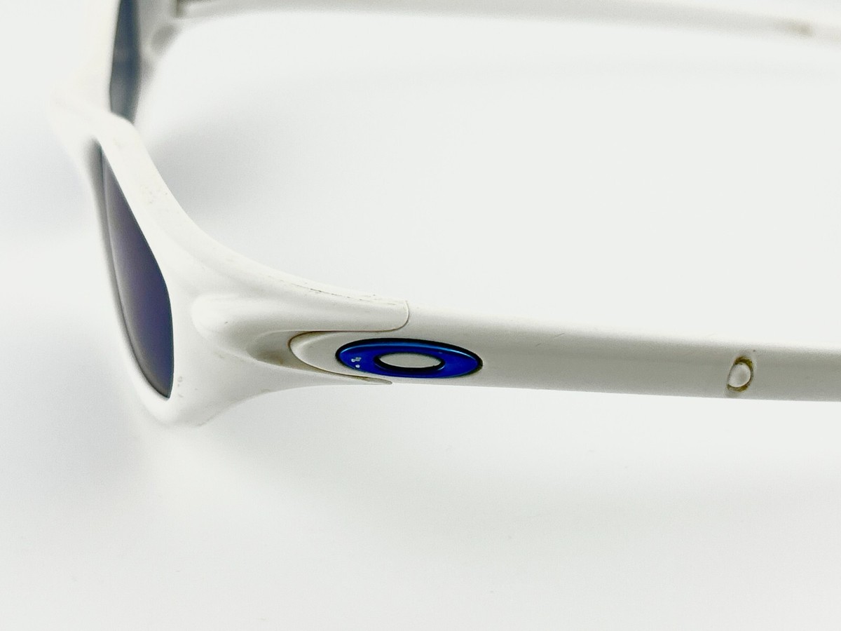Oakley FOUR S White Sunglasses W/ Blue Lens | eBay