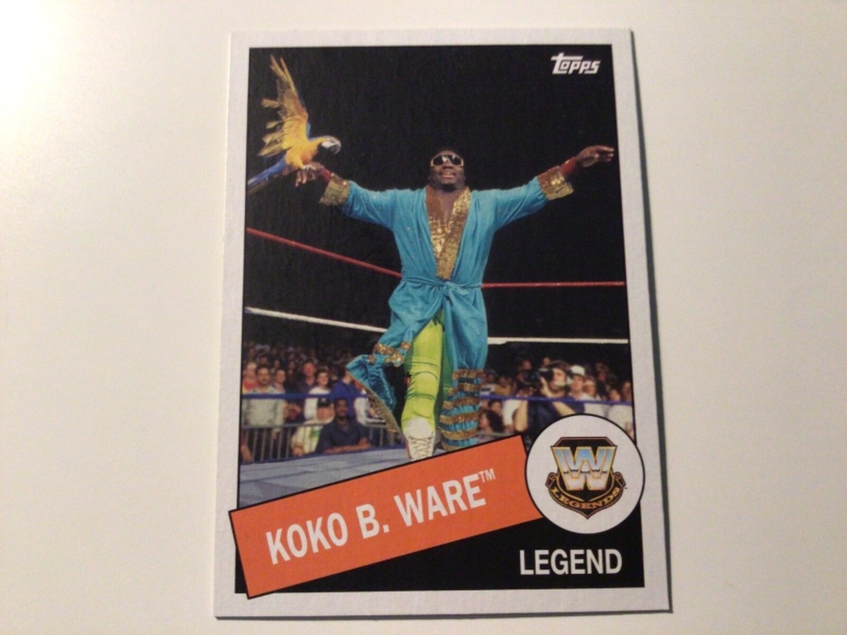 2015 Topps Koko B Ware WWE Wrestling Heritage Card wwf #96 WCW NWA
