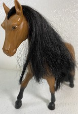 Brown Plastic Horse 12 Long 8 Tall Unbranded