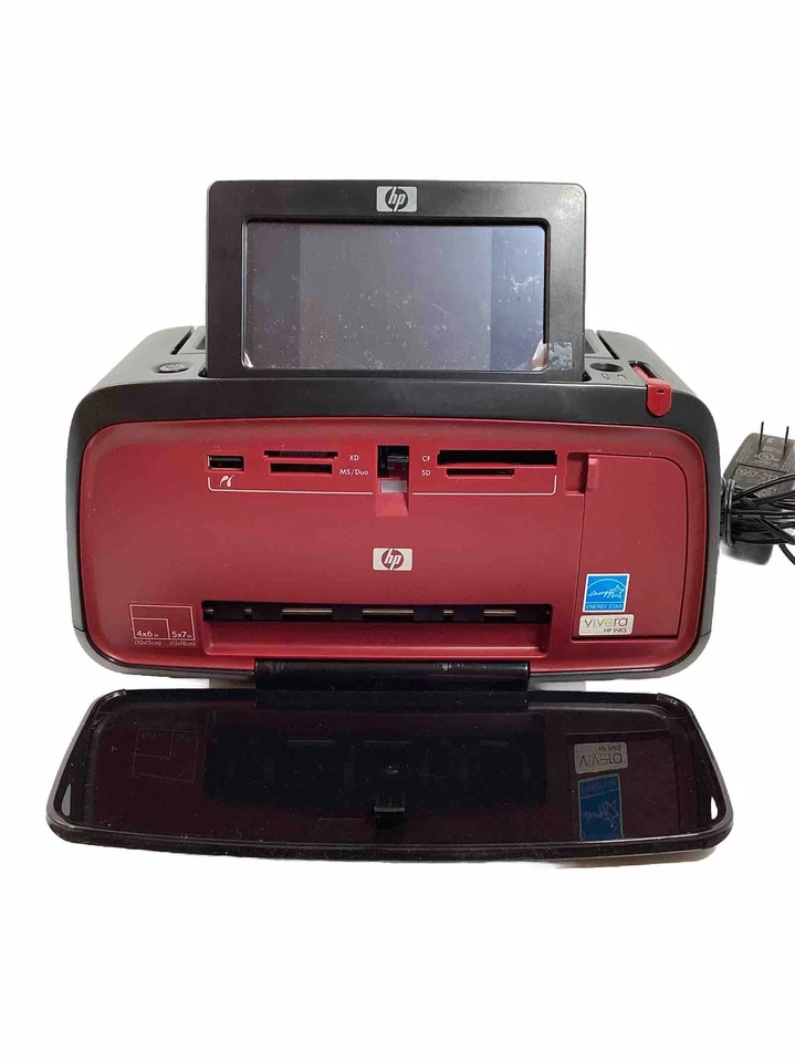 HP Photosmart A637 Digital Photo Inkjet Printer Touchscreen with cord - Image 2 of 3