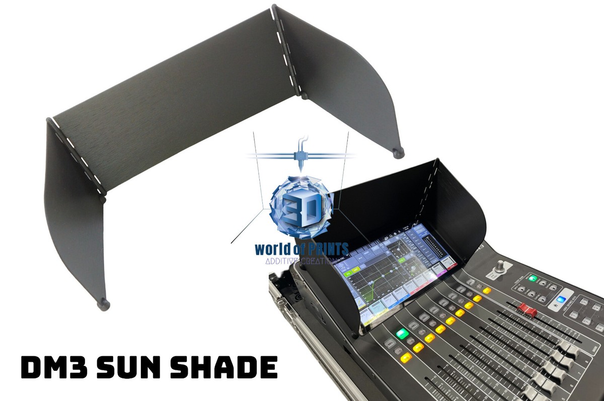 Folding Sun Shade Hood Cover for Yamaha DM3 & DM3S Digital Mixer