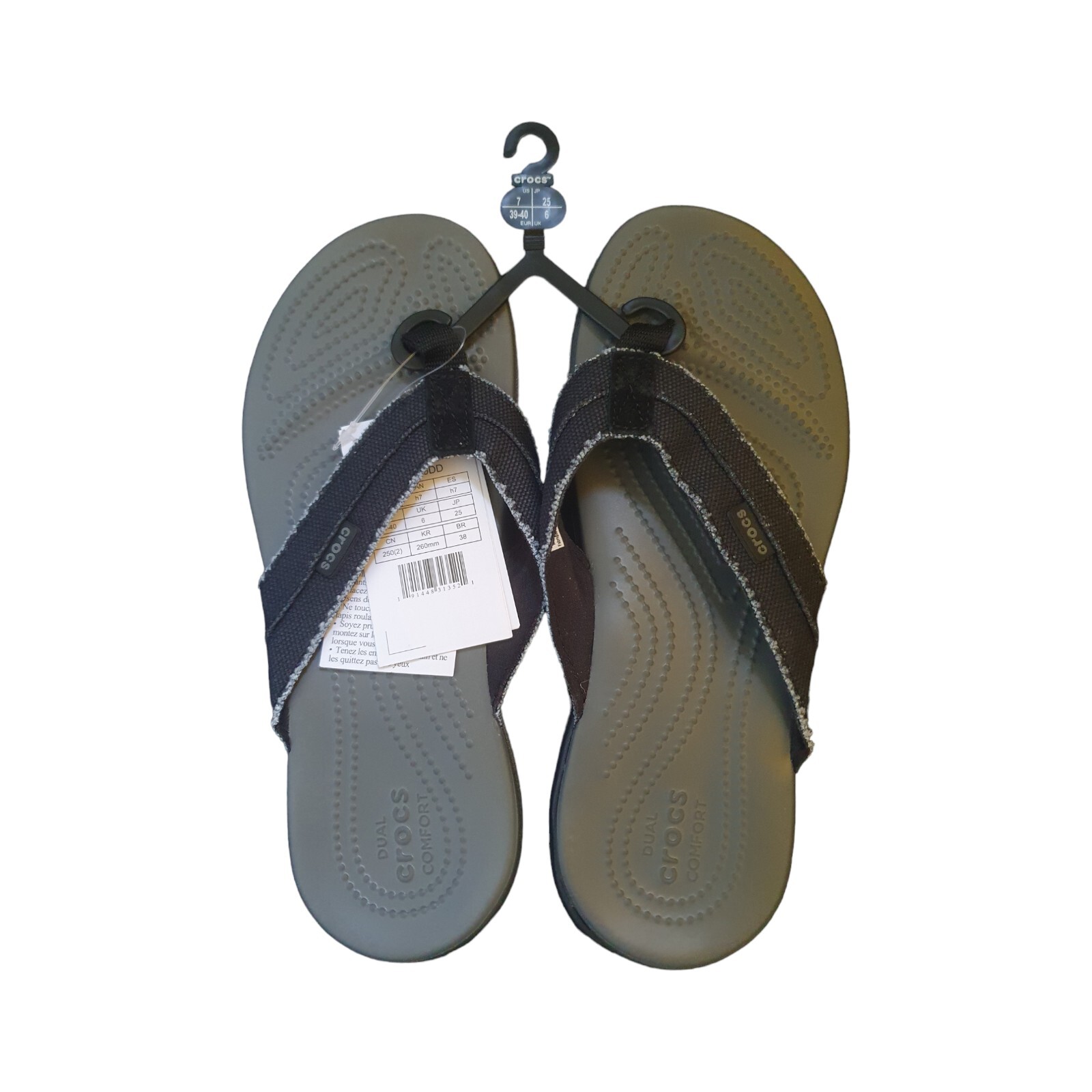 Sandalias Chanclas Crocs Unisex Hombre De Dedo