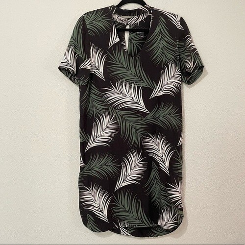 Dorothy Perkins Black \u0026 Green Palm Leaf 