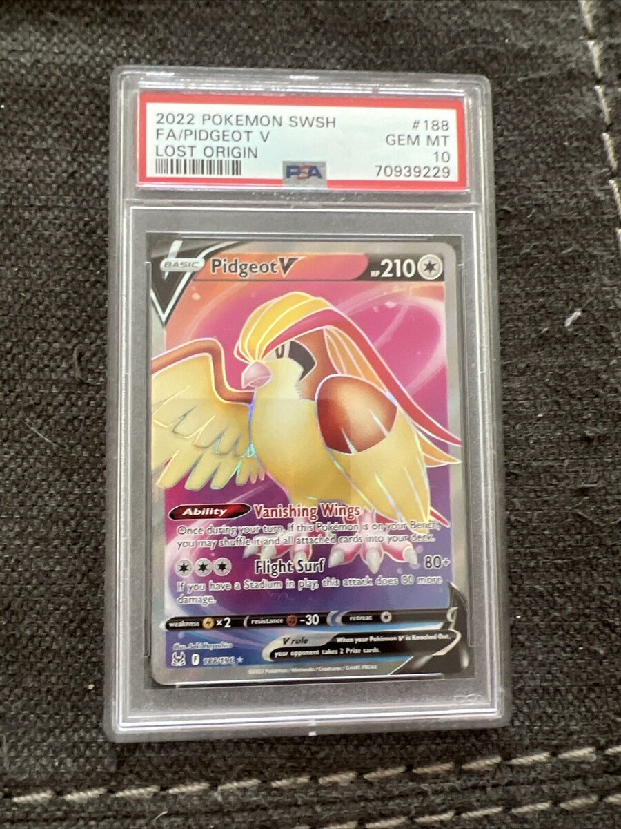 Pokemon Lost Origin Pidgeot V PSA 10 | eBay Pokemon Lost Origin Pidgeot V PSA 10 | eBay