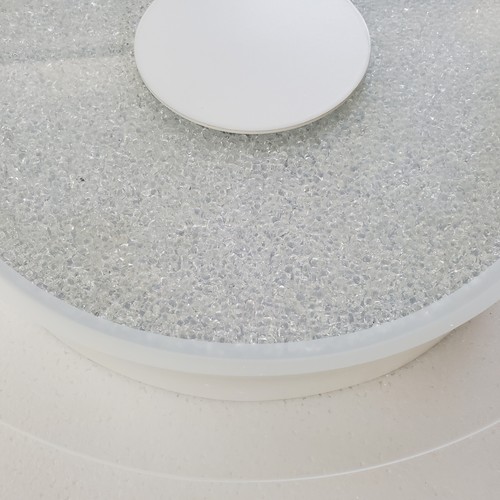 Early 21st Century Flush Mount Ceiling Light: Quoizel Moonlit Led PCMT1614W - Picture 4 of 15
