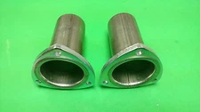 3"Header to 2.5"409 Stainless 3 Bolt Flange Gasket Style  Collector Reducers USA
