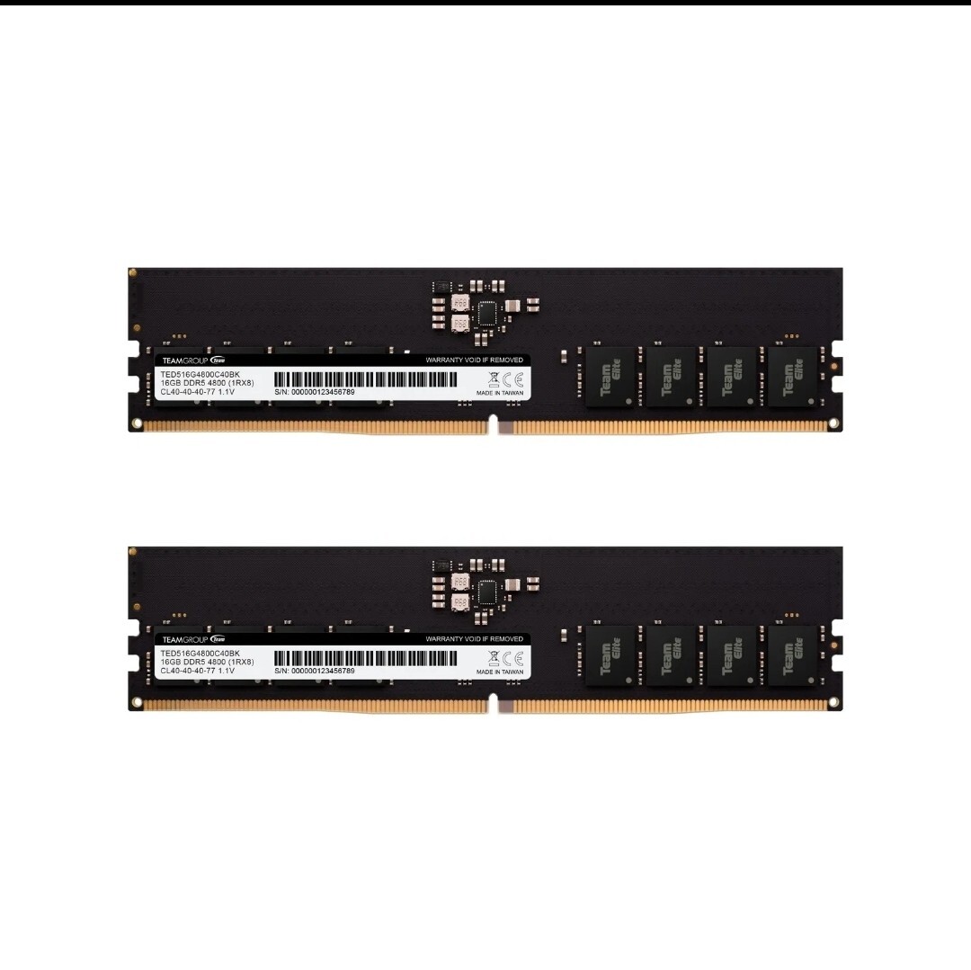 TEAMGROUP 16GBX2 32GB DDR5 4800 ① TEAMGROUP T-FORCE DELTA RGB DDR5 Ram 32GB (2x16GB) 6000MHz PC5