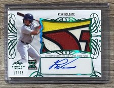 2021 Leaf Trinity #PA-RH2 Ryan Holgate Patch Green AUTO #/75