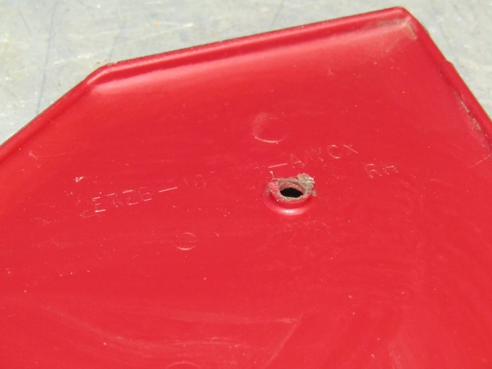 1987-1993 Ford Mustang OEM passenger door panel speaker grille cover, broken tab - Image 3 of 4