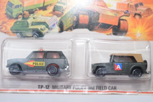 A94 1:60 3 INCH MATCHBOX LESNEY TWO PACKS TP-12 MILITARYPOLICE AND FIELD CAR MIB - Picture 2 of 9