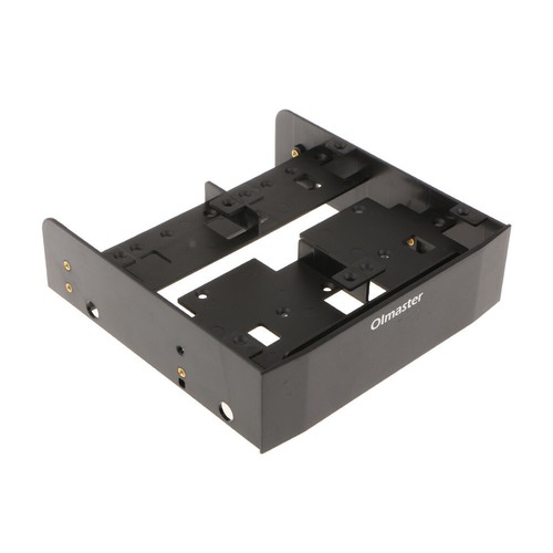 Multi-use 5.25 inch to 2.5 or 3.5" inch Front Bay Bracket Adapter Caddy - Picture 7 of 11
