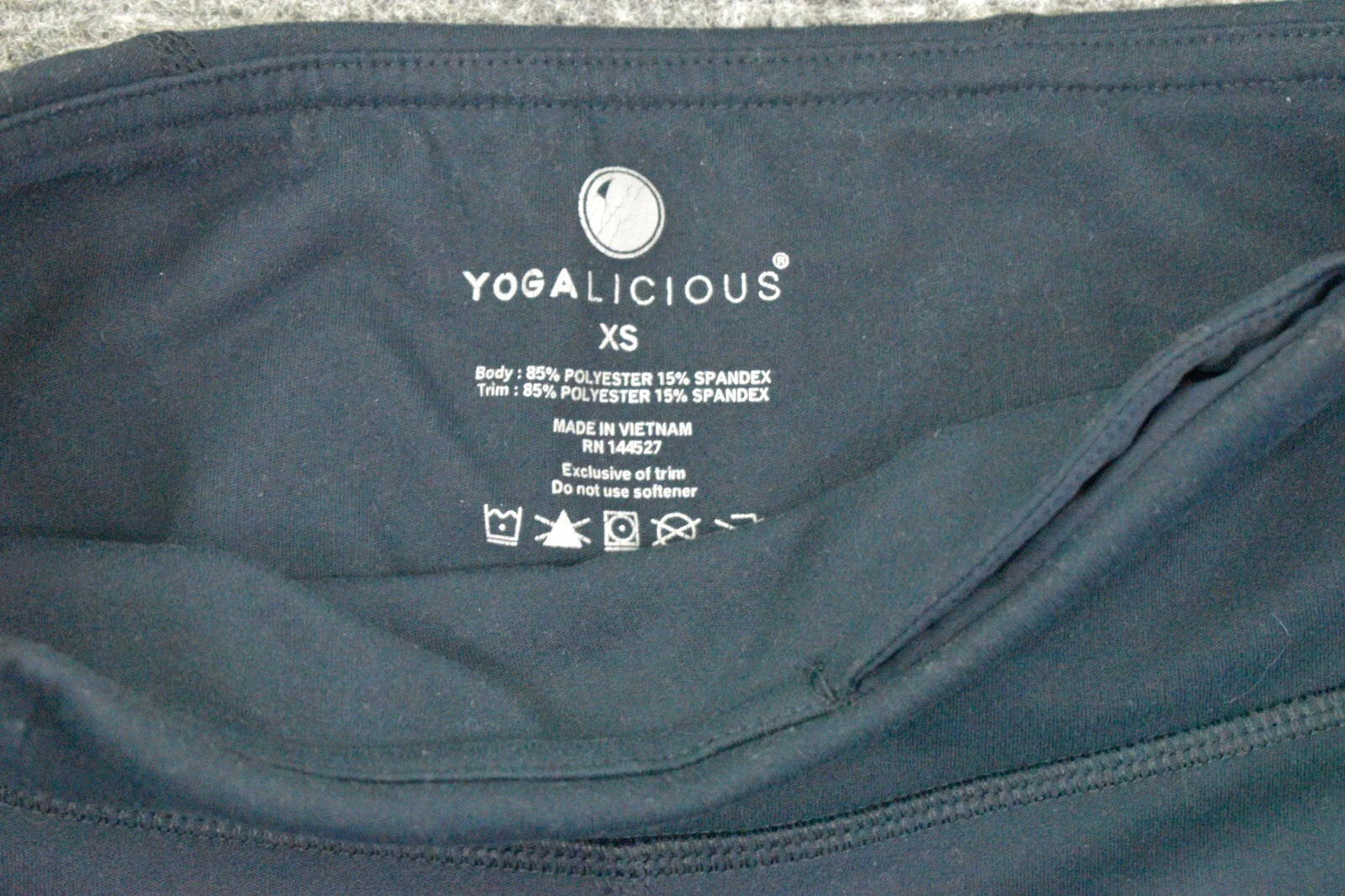 yogalicious cropped inside pocket stretch yoga gym leggings