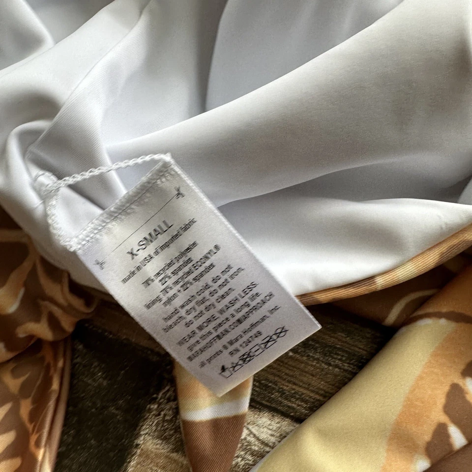 Maiô Mara Hoffman Maddy recortado peça única tamanho XS - Novo com etiquetas $275 - Imagem 3 de 4