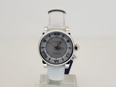 Uhr Locman Toscano 595 Damen Weiß Leder Watch