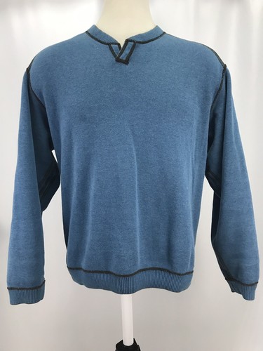 Tommy Bahama Reversible Pullover Brown/Teal Reversible Sweater Men’s Sz XL - Picture 5 of 10
