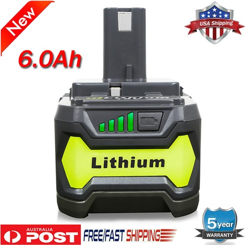 18V 6.0AH For Ryobi One+ Plus RB18L50 Lithium Battery RB18L40 P108 P104 P102 AU - Picture 13 of 16
