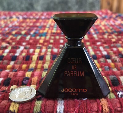 Rare Vintage COEUR DE PARFUM Perfume Jacomo Paris MINI 5ml Miniature PURE PARFUM