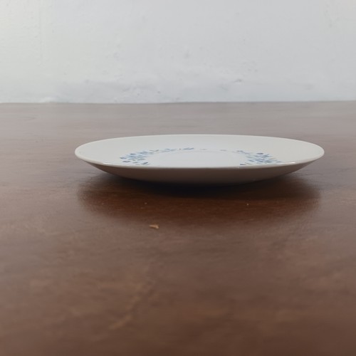 Plato platillo floral flor azul taza sangría aprox 6" x 0,75" - Imagen 4 de 8