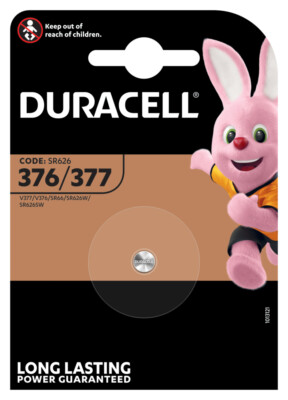 10 x Duracell 377 376 SR626 Uhren Batterie Knopfzelle SR66 1,55V