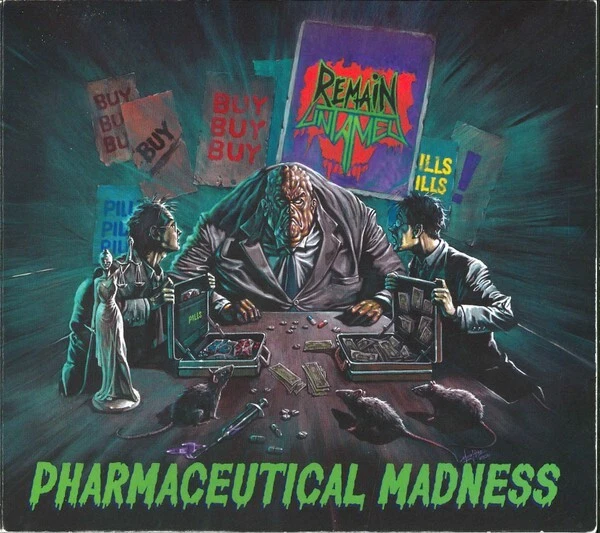 Remain Untamed Pharmaceutical Madness CD digipak new & sealed Headbangers 2025 - Photo 1/1