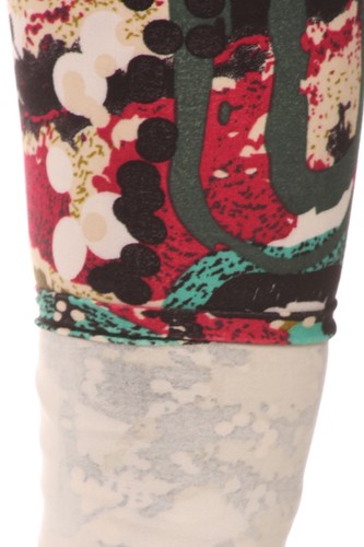 Womens Plus Size Graphic Print Pattern Buttery Soft Leggings - Picture 164 of 228