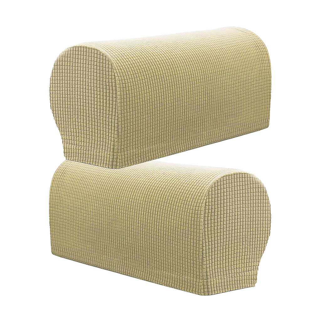 Spandex Stretch Armrest Covers Set of 2 Couch Armchair Arm Protector