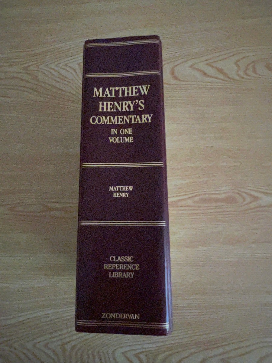Matthew Henry's Commentary In One Volume by Matthew Henry | eBay