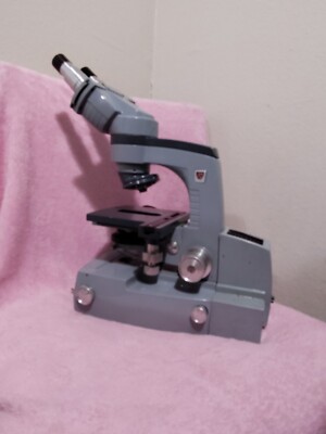 Rare AO Spencer Phase Contrast Microscope. Needs Lens. See Pictures/Description.
