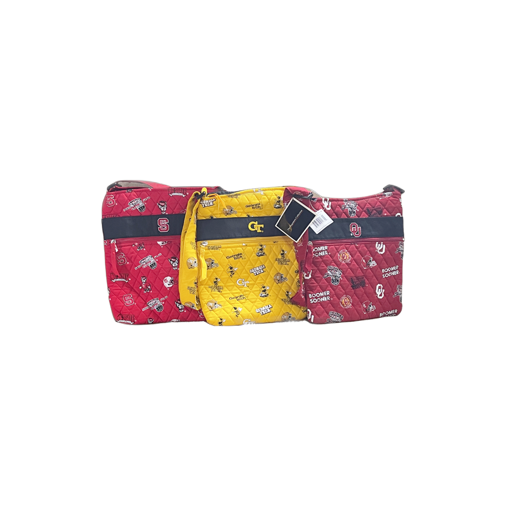 Collegiate Crossbody Purse NC State Wolfpack / Georgia Tech / Oklahoma Sooners