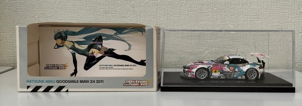 EBBRO 初音ミク GOODSMILE BMW Z4 2011 1/43 EBBRO Hatsune Miku Goodsmile BMW Z4 2011 Sepang First