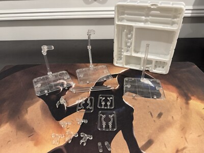 Stage for Figure Stand Clear Support Base Incomplete Set Bandai Tamashii Nation