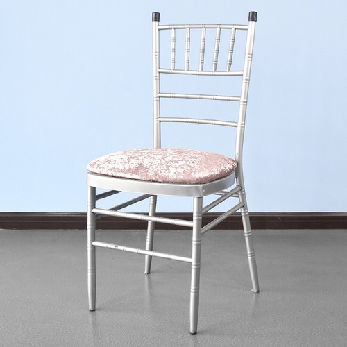 Terciopelo Aplastado Chiavari Silla Funda de Cojín Suave Elegante Asiento Boda - Imagen 17 de 44