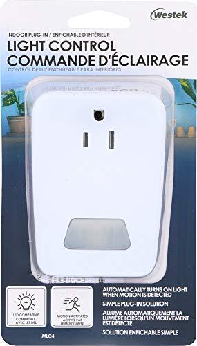 White Motion Activated Light Control Indoor Sensor with Auto Off Timer 25 ft - Picture 5 of 9