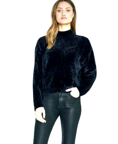 Sanctuary Chenille deep blue velvet 