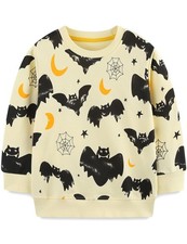 Unisex Cotton Sweatshirts Girls Cute Cartoon Crewneck Boys Pullover Casual To...