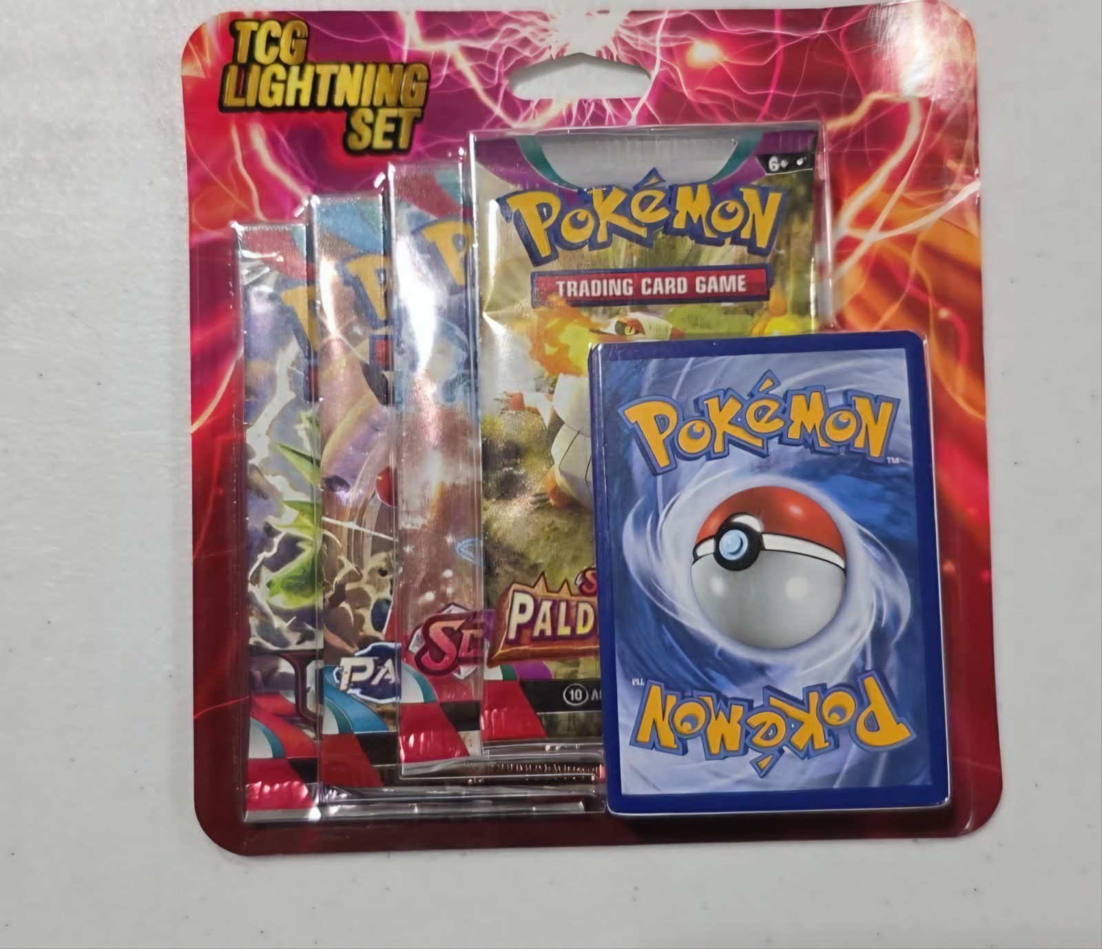 Sealed Pokemon TCG Lightning Set Blister 4 Pack