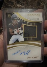 2025 Panini Immaculate Collection - Rookie Patch Autographs Jaylin Noel #141 /99