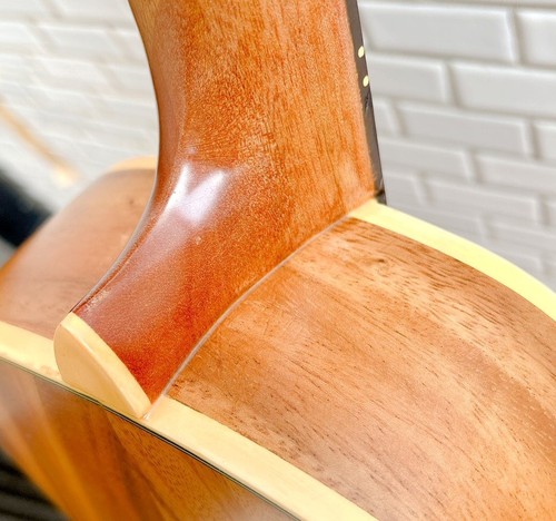 Alulu Solid Acacia Koa Tenor Ukulele HU837 - Picture 12 of 19
