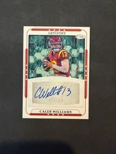 2023 Sage Artistry #ART-CW - Caleb Williams Auto - Red - Color Match USC