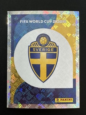 SWE Crest/ Badge 2026 Panini FIFA World Cup Crumple Parallel Sticker Sweden 1