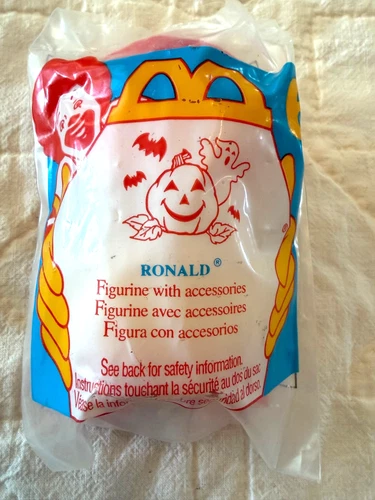 McDonald's Halloween Ronald McDonald McNugget  SEALED  Toy 1996 