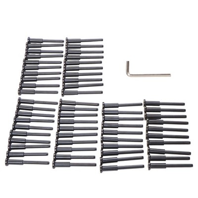 60 PCS T316 Stainless Steel Invisible Cable Railing Hardware 1/8'' for 2''x2'' Post