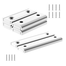 Magnets Strong Neodymium Rectangular Magnetic Bar 4Pack Wall Mounting with Holes