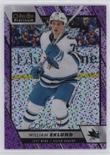 2023-24 O-Pee-Chee Platinum Violet Pixels 68/299 William Eklund #97 f6d