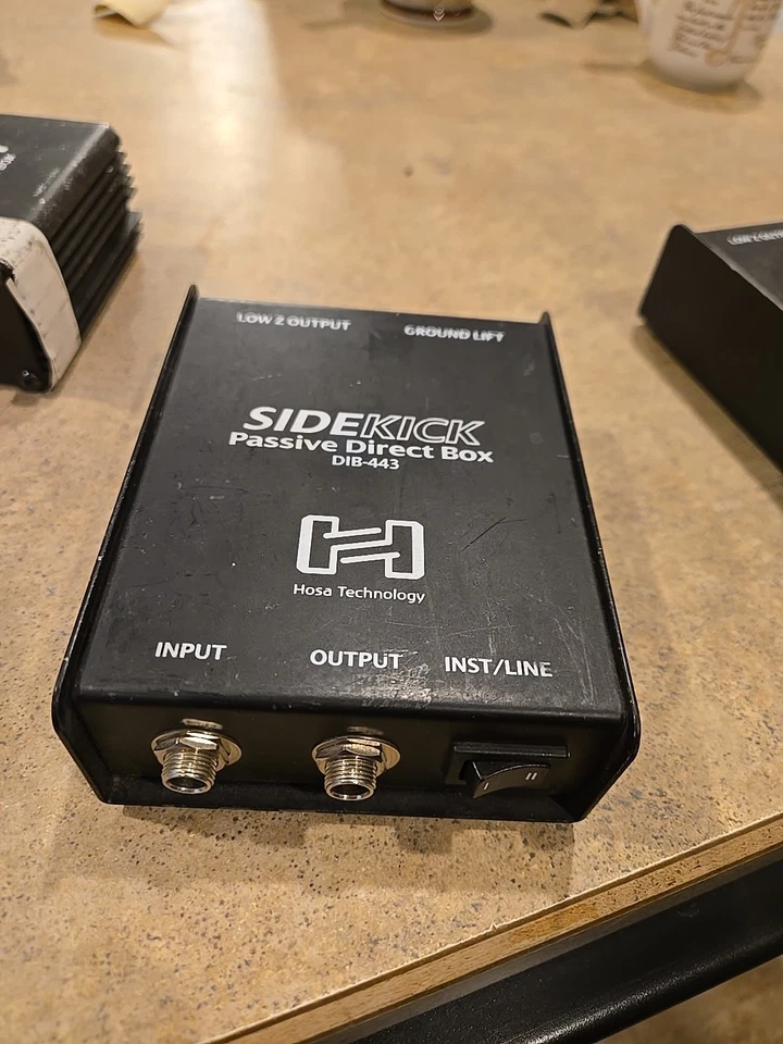 Lote de 4 Cajas Directas Usadas DI 1/4" Instrumento/Línea a XLR Equilibrado y Desequilibrado  Foto 4 de 4