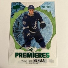 2023-24 Upper Deck Ice - Ice Premieres Waltteri Merela #153 Green /299 (RC)