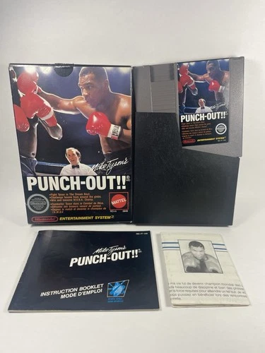 Mike Tyson's Punch-Out - Nintendo NES CIB Complete Rev-A Early Release W/ Letter