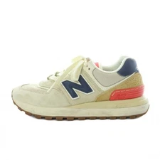 New Balance Sneaker Shoes Leather 23.5cm Beige U574LGNV RI Used 604fdc859c33b927