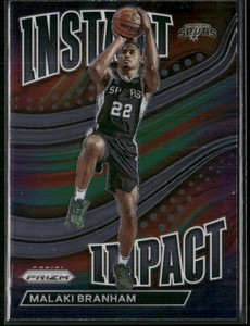 2022-23 Panini Prizm #12 Malaki Branham Instant Impact