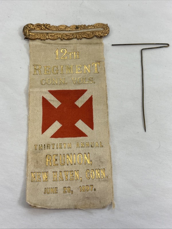 GAR 30th Annual Reunion 12 Reg’t Conn. Bol’s New Haven CT June 28th, 1897